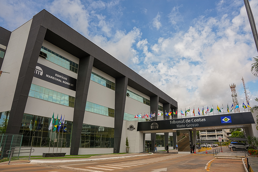 Fachada do TCE-MT